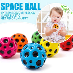 2pcs High Bouncing Space Ball Improve Hand Eye Coordination 66mm