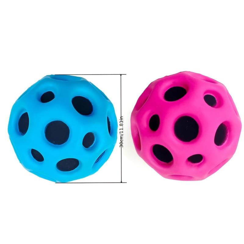 2pcs High Bouncing Space Ball Improve Hand Eye Coordination 66mm