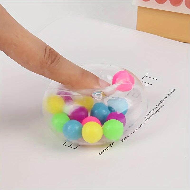 Rainbow Bead Venting Ball Decompressing Toy