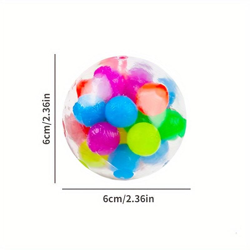 Rainbow Bead Venting Ball Decompressing Toy