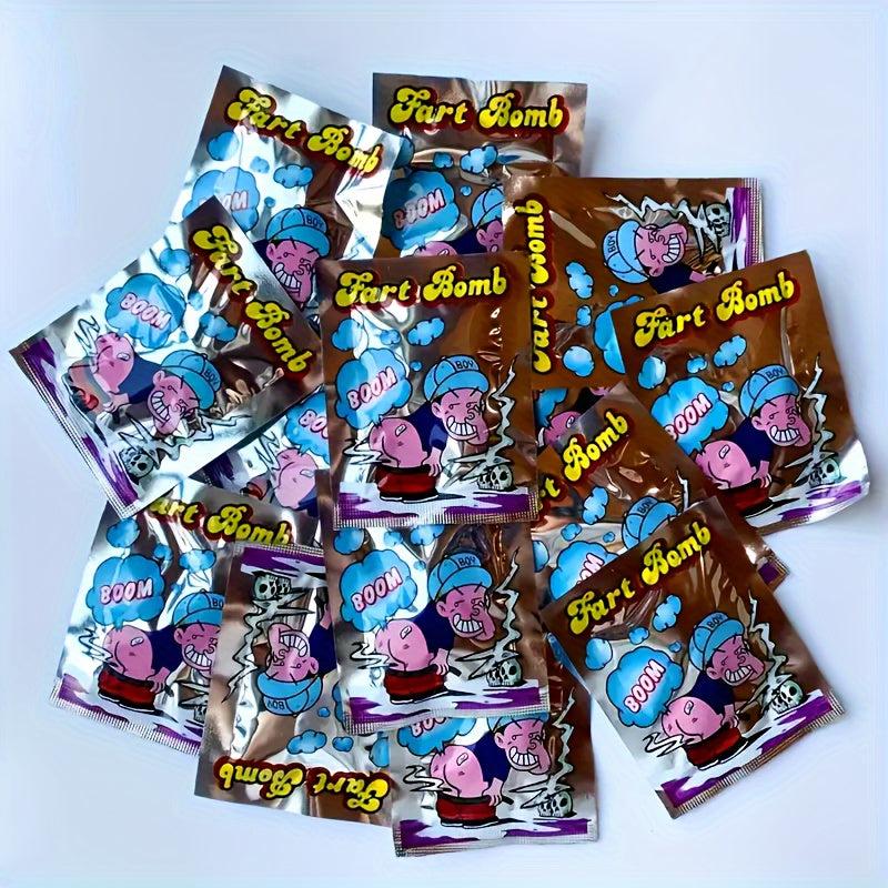 10pcs Puff Stink Fart Smell Bomb Perfume Bomb Funny Tricky Toys