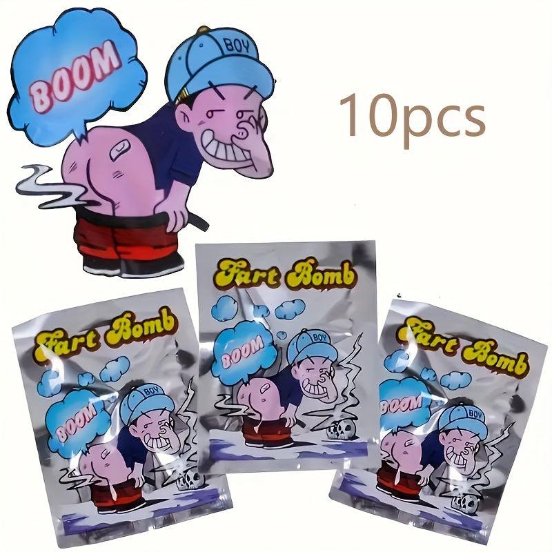 10pcs Puff Stink Fart Smell Bomb Perfume Bomb Funny Tricky Toys