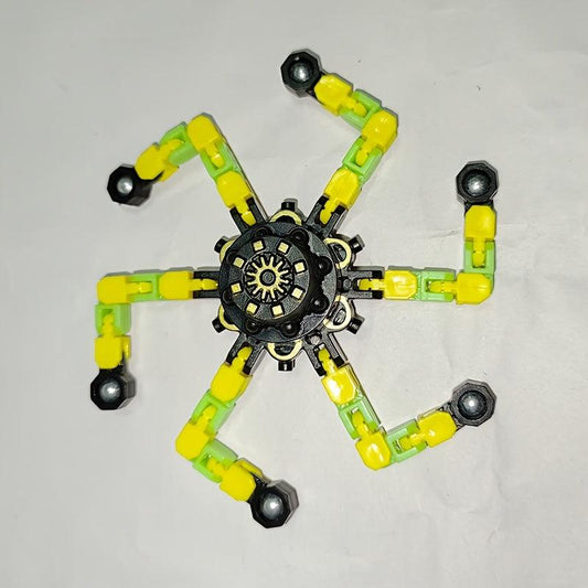 Fingertip Gyroscope Toy Chain Rotating Robot Slow Pressure Relaxation