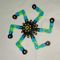 Fingertip Gyroscope Toy Chain Rotating Robot Slow Pressure Relaxation
