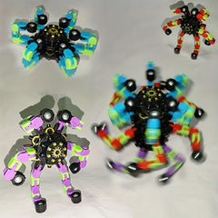 Fingertip Gyroscope Toy Chain Rotating Robot Slow Pressure Relaxation