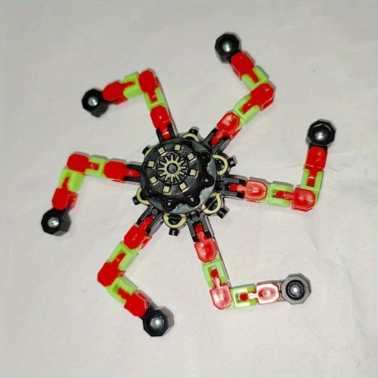Fingertip Gyroscope Toy Chain Rotating Robot Slow Pressure Relaxation