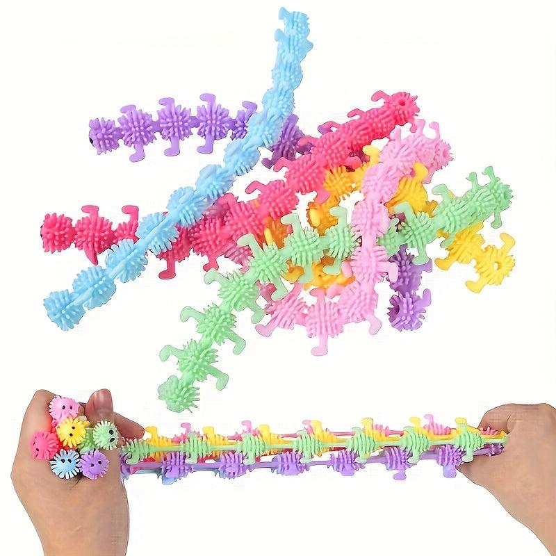 Bouncy Small Invention Toys - Anxiety Relieving Sensory Rope Toys - 6 Colors