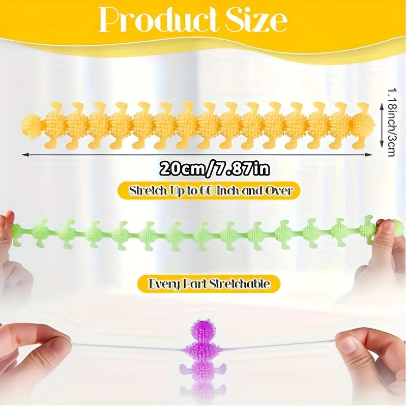 Bouncy Small Invention Toys - Anxiety Relieving Sensory Rope Toys - 6 Colors