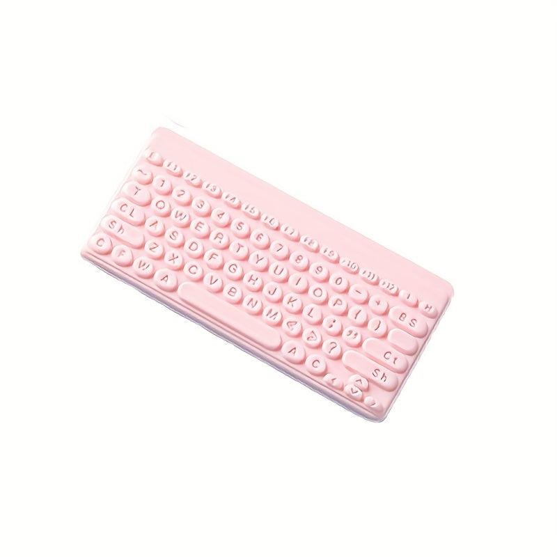 2Pcs Mini Macaroon Keyboard Ornaments for Dollhouse