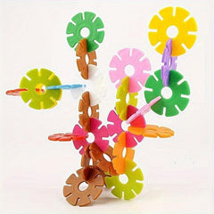 Snowflake Slices Building Blocks Educational Toys 100pcs