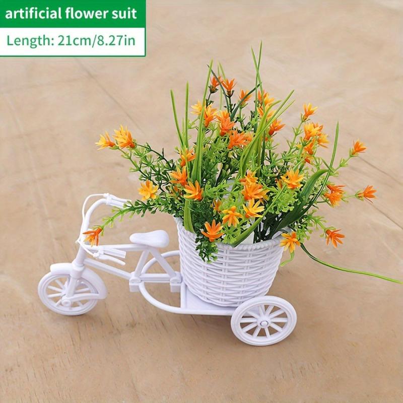 Simulation Flower Car Set Photography Prop Home Decoration