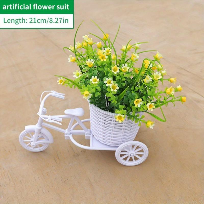 Simulation Flower Car Set Photography Prop Home Decoration