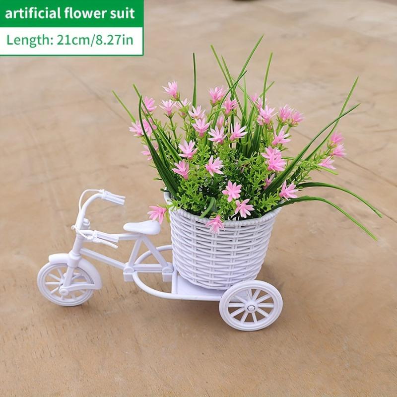 Simulation Flower Car Set Photography Prop Home Decoration
