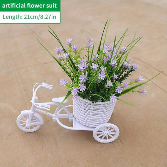 Simulation Flower Car Set Photography Prop Home Decoration