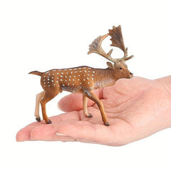 Solid Animal Model Plastic Deer Toy - Creative Christmas Halloween Gift