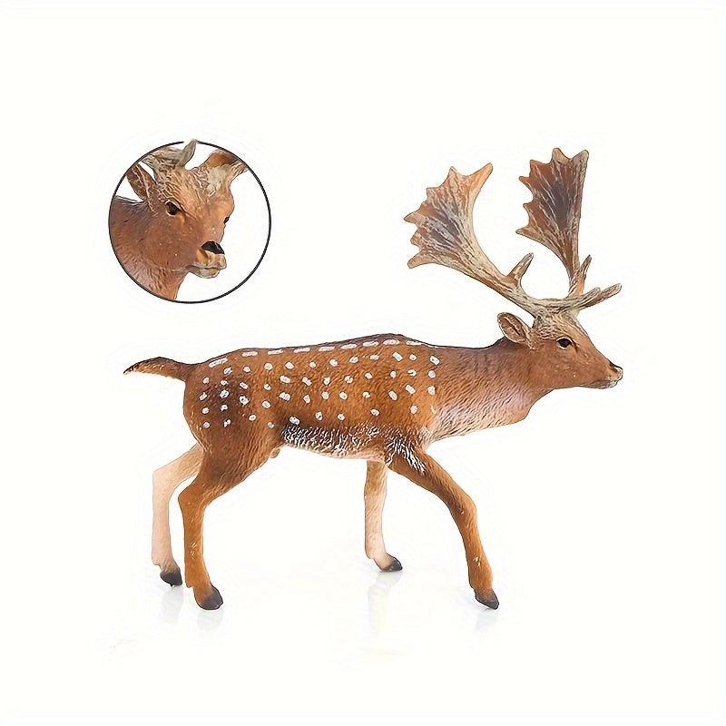 Solid Animal Model Plastic Deer Toy - Creative Christmas Halloween Gift