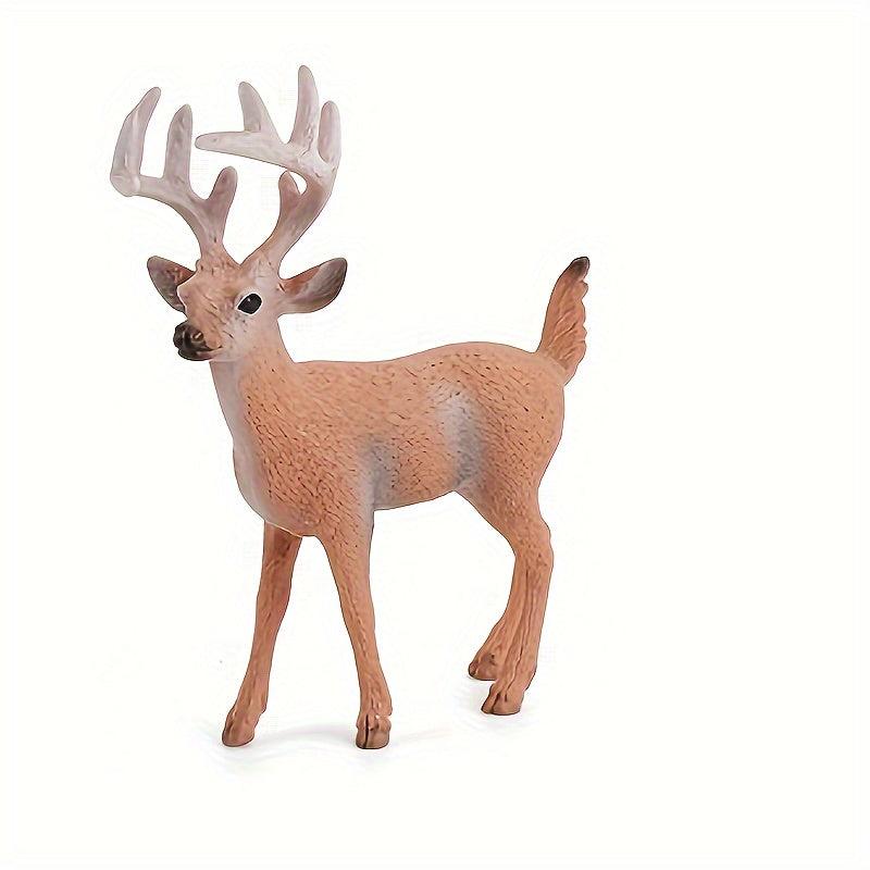 Christmas Elk Reindeer Ornament Model Toy Set