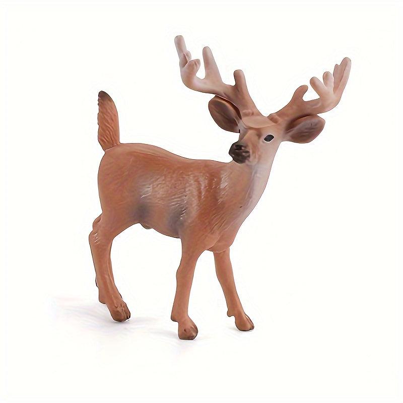 Christmas Elk Reindeer Ornament Model Toy Set