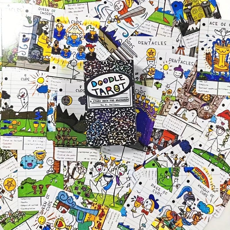 Graffiti Tarot Deck Set - Fortune Telling Game