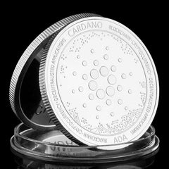 Golden Plated Cryptocurrency Metal Coin Gift