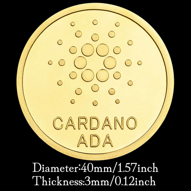 Golden Plated Cryptocurrency Metal Coin Gift