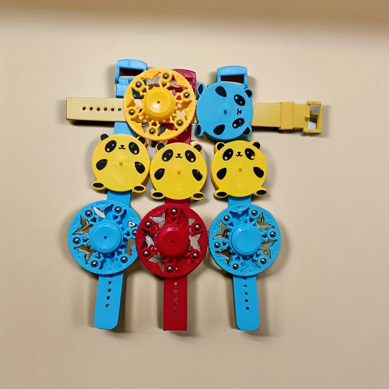 Plastic Steel Ball Fingertip Gyroscope Watch Decompression Toy