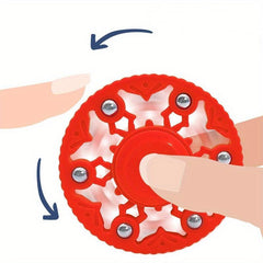 Plastic Steel Ball Fingertip Gyroscope Watch Decompression Toy