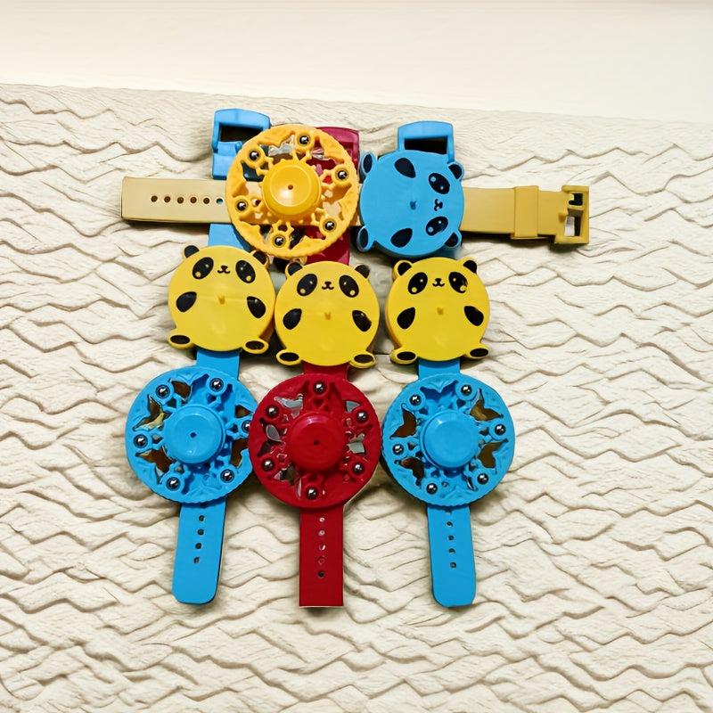 Plastic Steel Ball Fingertip Gyroscope Watch Decompression Toy