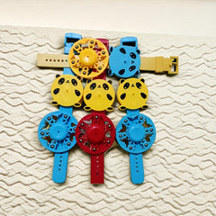 Plastic Steel Ball Fingertip Gyroscope Watch Decompression Toy