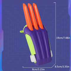 Plastic Retractable Claw Model Props Decompression Toys