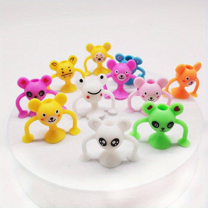 Soft Rubber Suction Toy for Mobile Phone Bracket