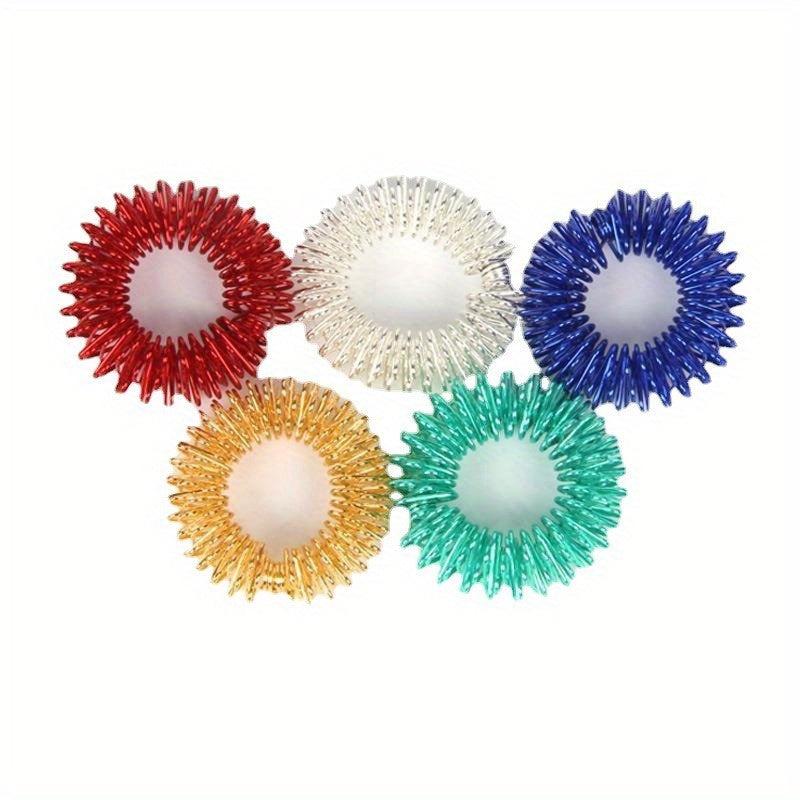 30pcs Mini Spring Finger Massage Ring - 2.49x1