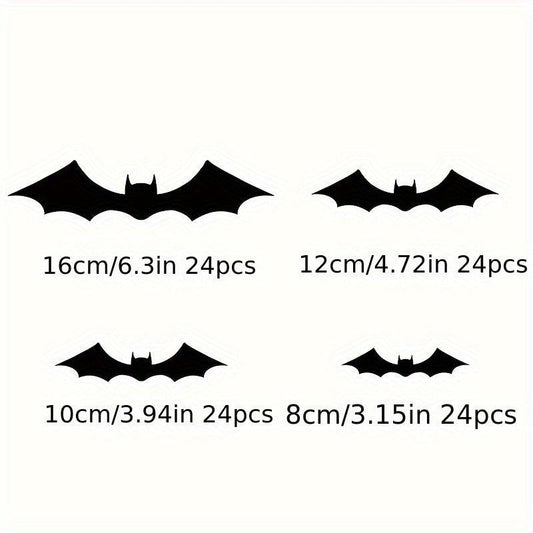 Halloween Bats Wall Decor Scary 3D Sticker