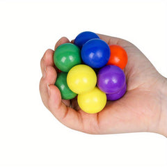 Rotatable Stretch Colored Balls Hand Fidget Anxiety Relief Balls