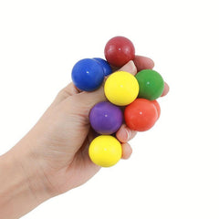 Rotatable Stretch Colored Balls Hand Fidget Anxiety Relief Balls