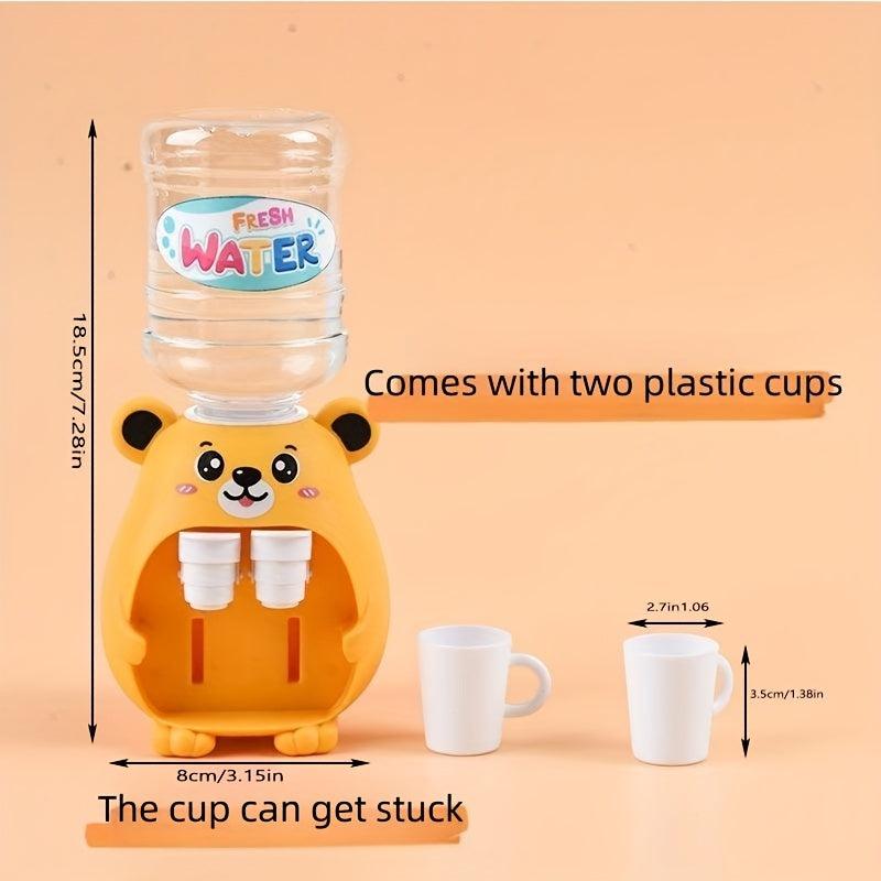 Kids Bear Water Dispenser Toy - Double Water Fun Kitchen Toy