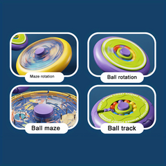 Carrot Fingertip Rotating Gyro 3D Gravity Roller Ball Maze