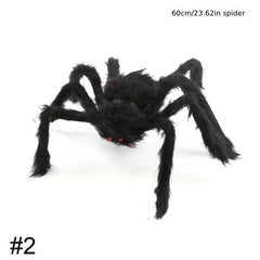 Halloween Prank Stuffed Spiders Simulate Spooky Decoration