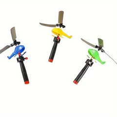 Pull String Helicopter Toy