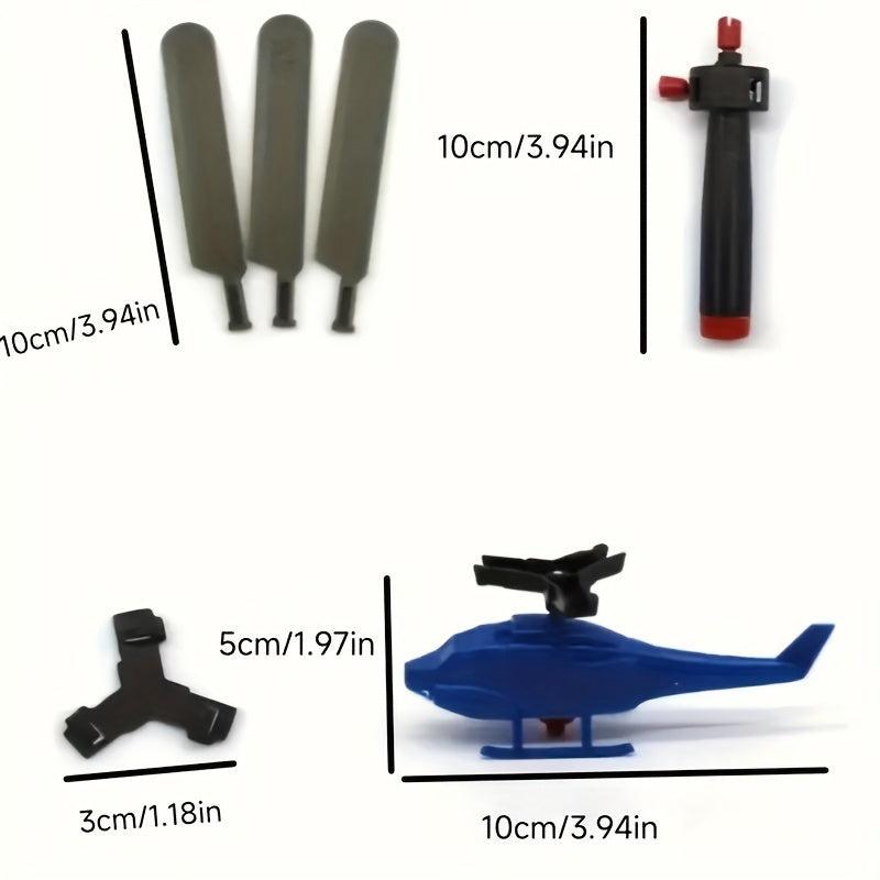 Pull String Helicopter Toy