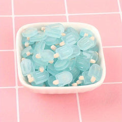 DIY Resin Small Toy Food Play Luminous Ice Cream 5pcs