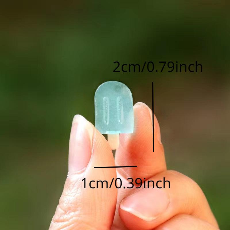 DIY Resin Small Toy Food Play Luminous Ice Cream 5pcs