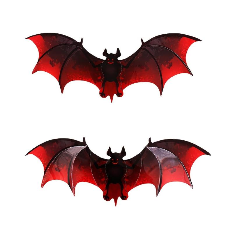12pcs Halloween Decoration Pumpkin Bat Stickers