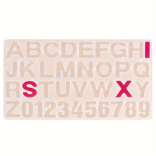 English Alphabet Molds for Resin Keychain Jewelry Making