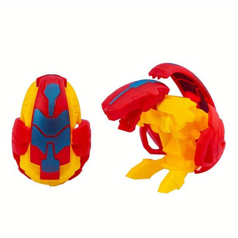 5pcs Dinosaur Egg Toy Simulation Dino Transformed Egg Gift