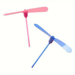 Luminous Bamboo Dragonfly Flying Toys for Camping Party, 2pcs
