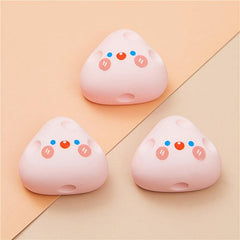 3pcs Cheese Cartoon Resin Phone Case Accessories