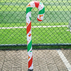 Children's Christmas Car Inflatable Old Man Cane Toy Large Inflatable Stick