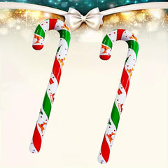 Children's Christmas Car Inflatable Old Man Cane Toy Large Inflatable Stick