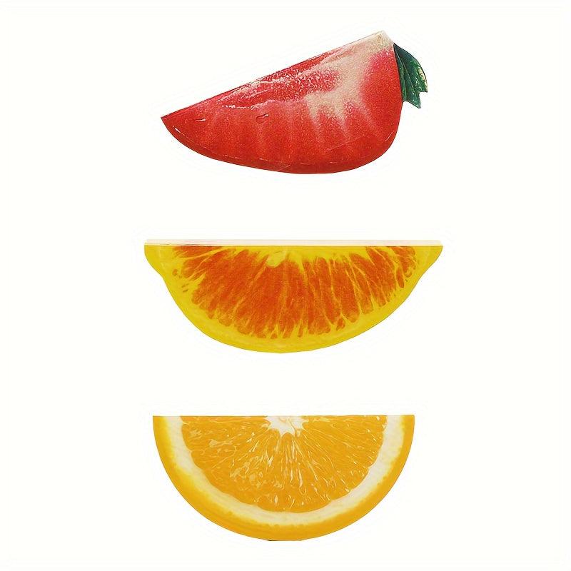 3pcs Fruit Notes DIY Toys Watermelon Peach Notes For Party Decoration